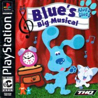 Blue's Clues Blue's Big Musical PAL Playstation PAL box art